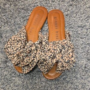 Gianni Bini Tan and Black Women's Sandals